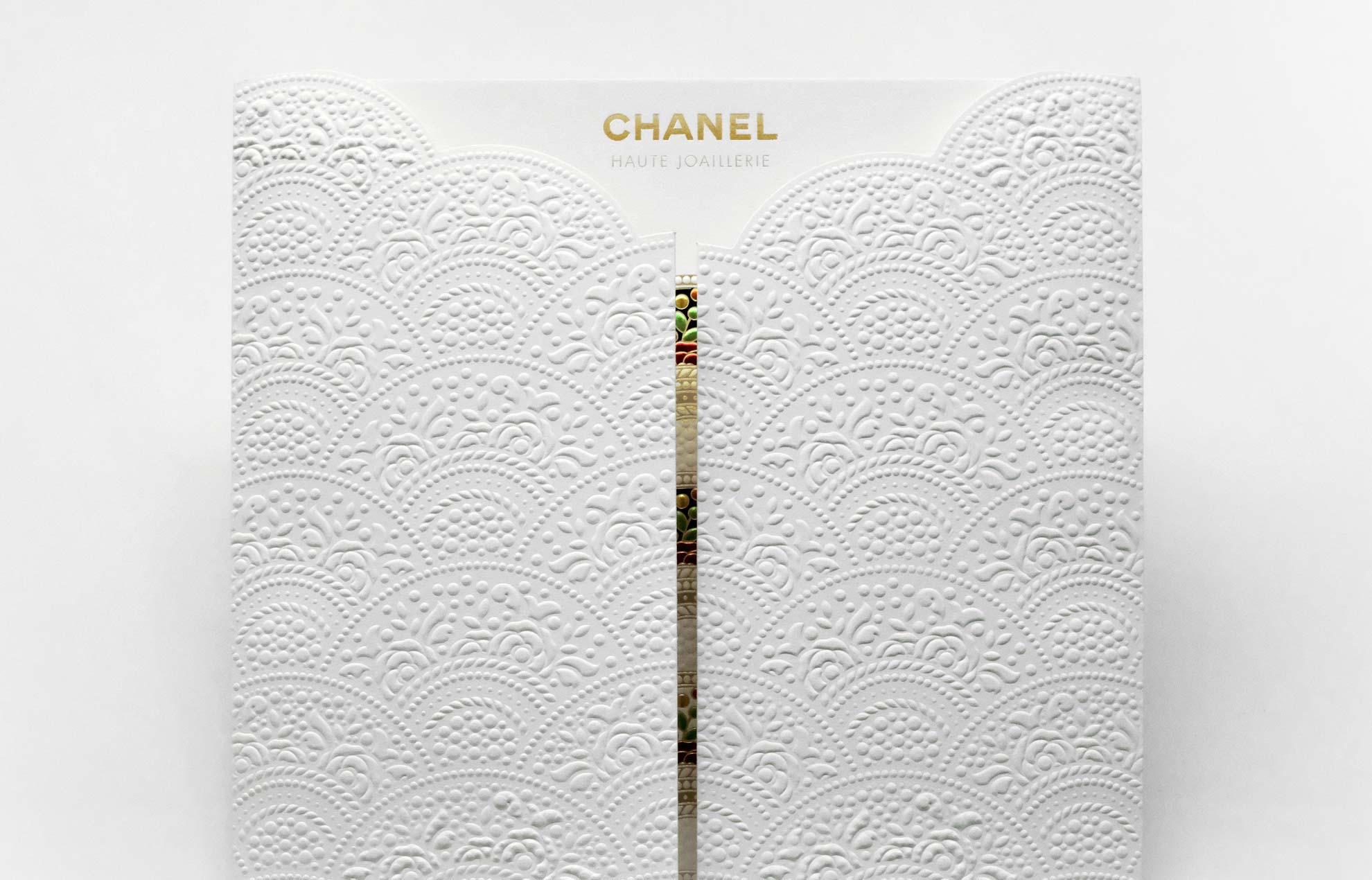 CHANEL Red High Jewellery invitation