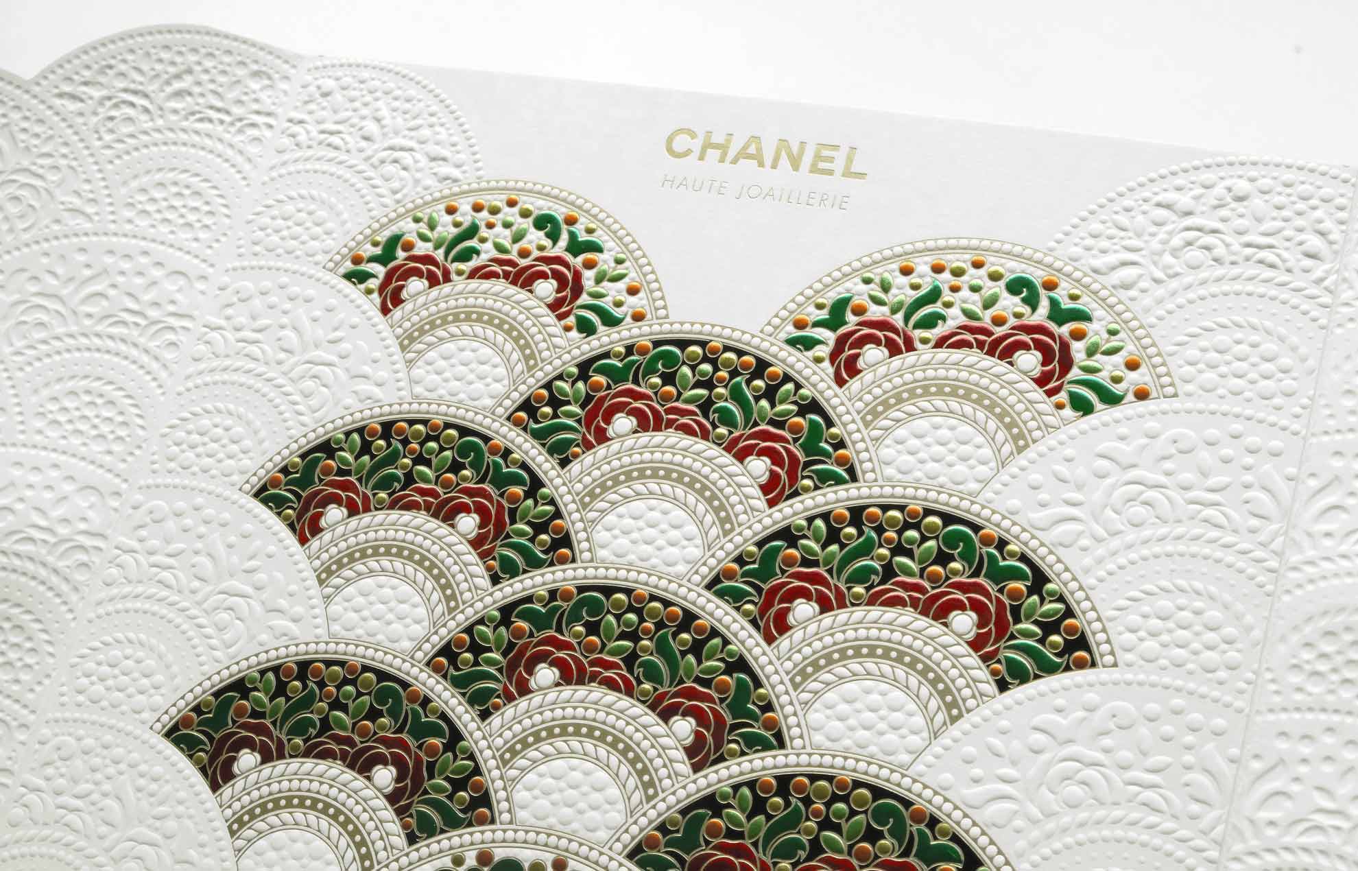 CHANEL Red High Jewellery invitation