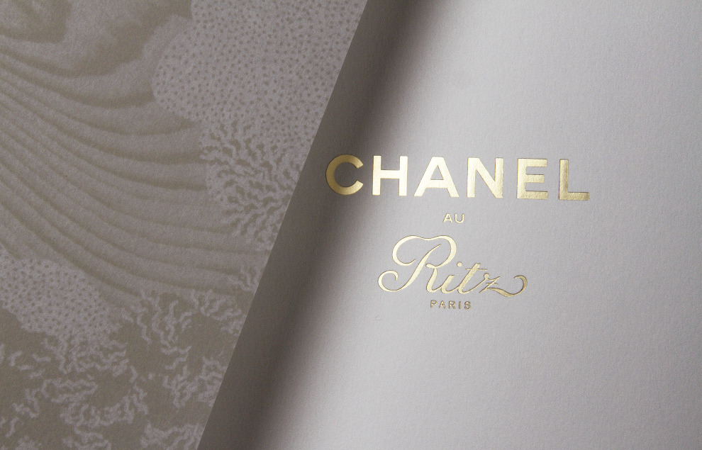 Chanel Ritz Brochure - Hot stamping