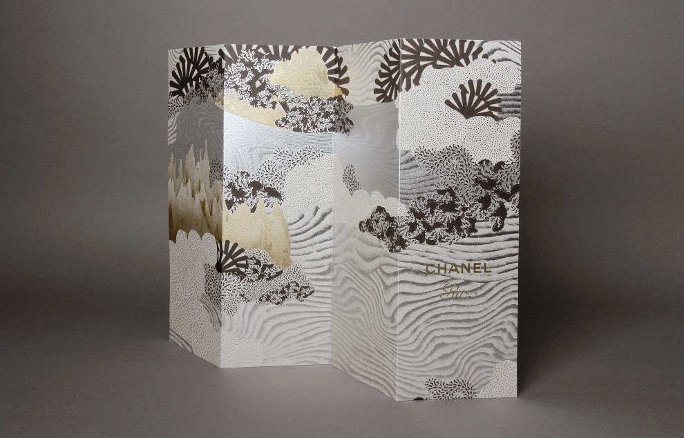 Chanel Ritz Brochure - Hot stamping