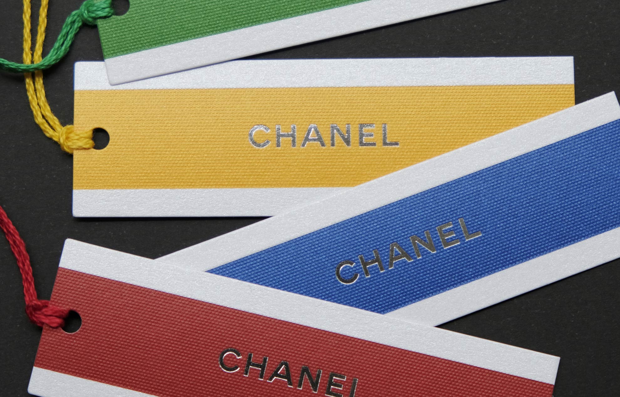 Chanel Nametag - Embossing, Hot Stamping, Paper Object